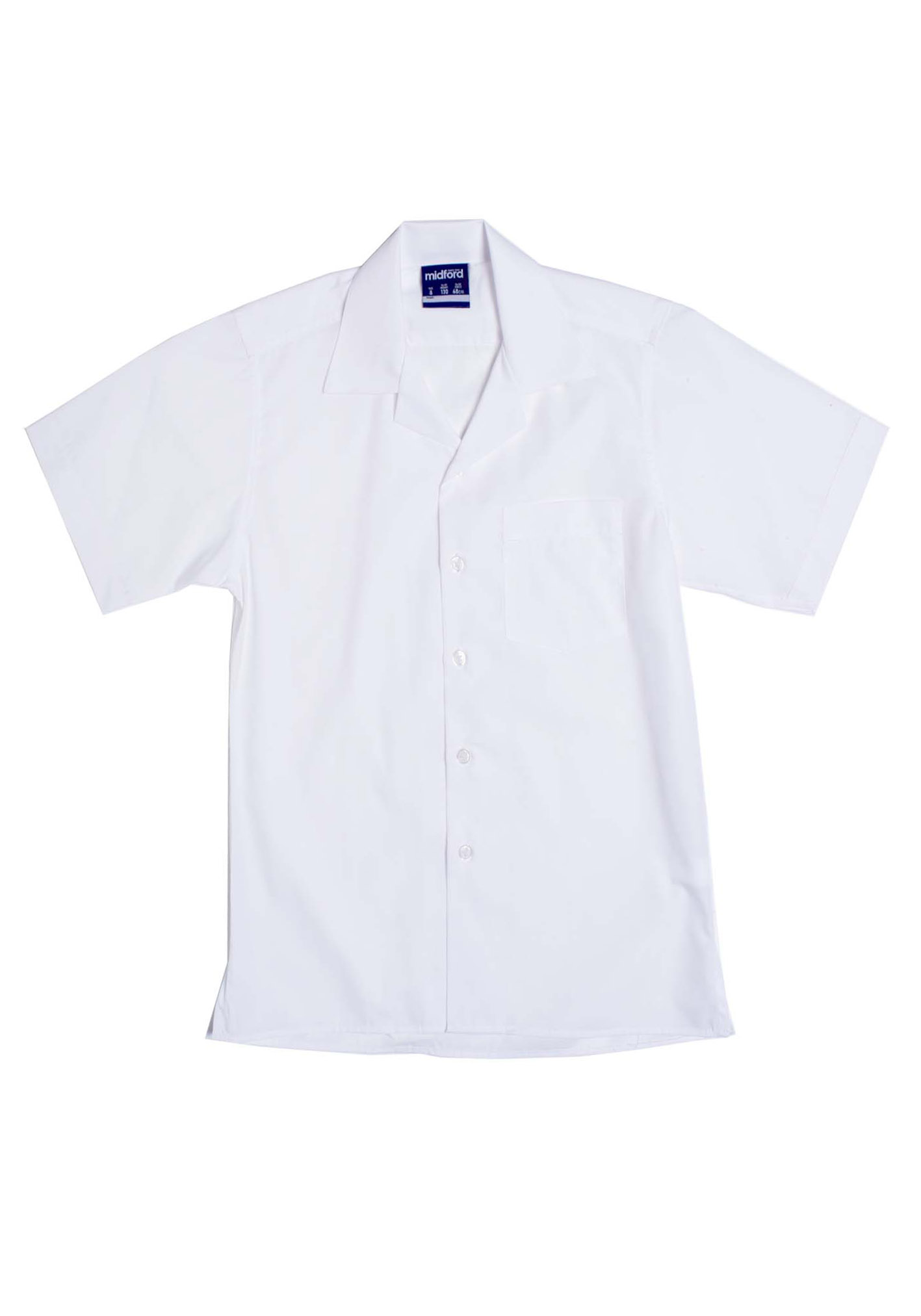 Forestville Boys White Short Sleeve Open Neck Shirt | Shop at Pickles ...