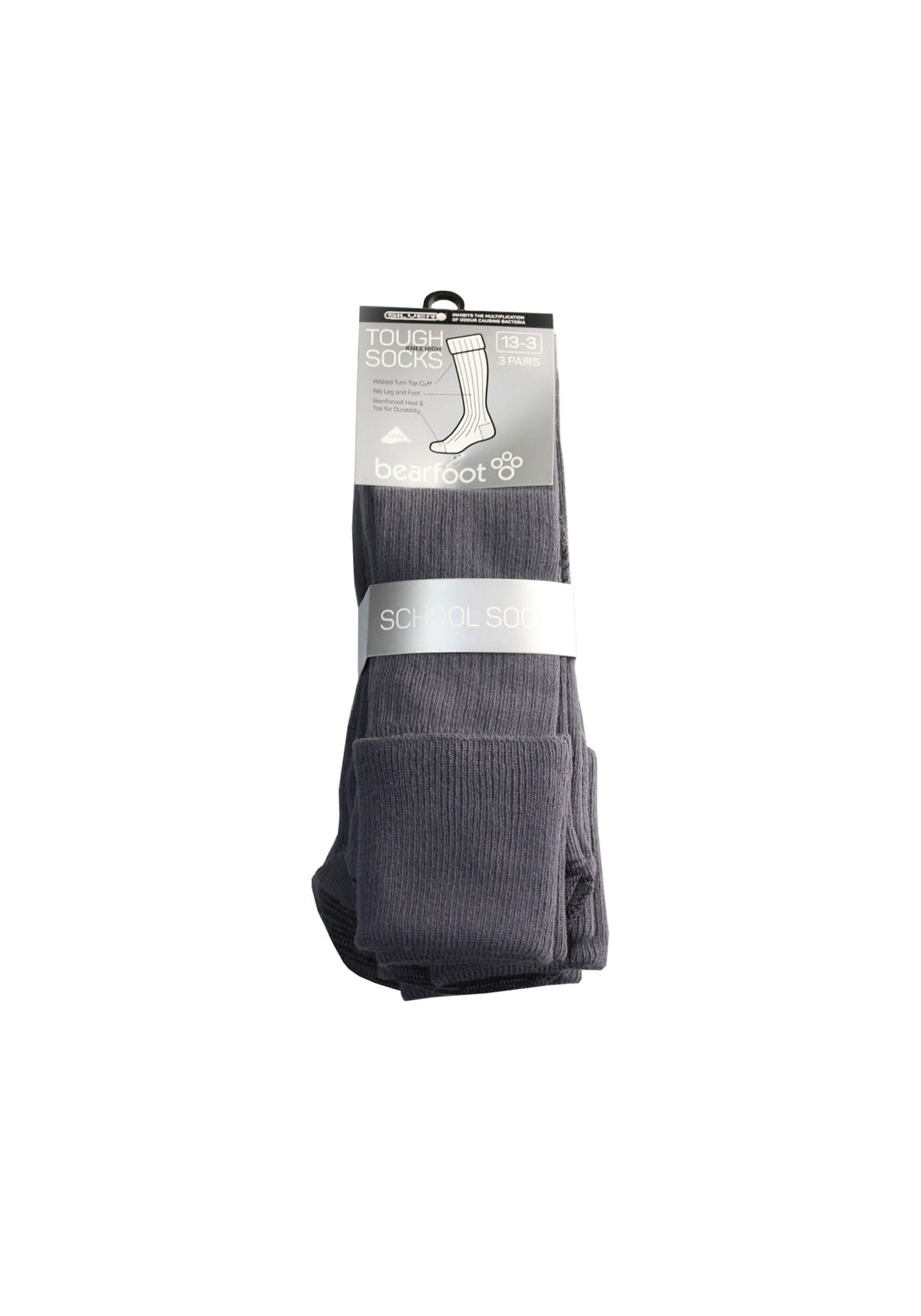 Maria Regina Grey Knee High Socks - 3 Pack | Shop at Pickles Schoolwear ...